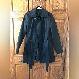 Express Trench Coat, Black, Size S
